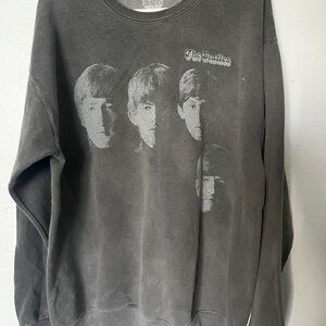 The Beatles Gray Crewneck Sweater